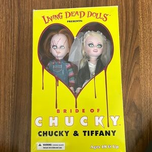 Living Dead Dolls Bride of Chucky: Chucky & Tiffany
